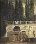 Villa Medici in Rome (Facade of the Grotto-Logia) (df01) Diego Velazquez